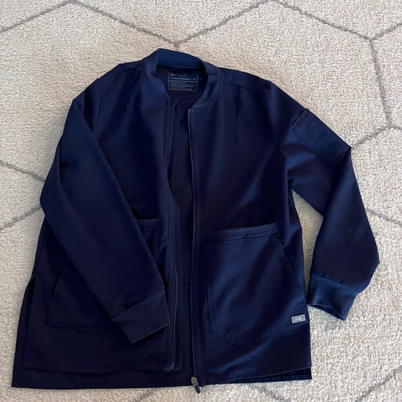 Navy blue Scrub Jacket from Figs size Medium - Picture 6 of 6